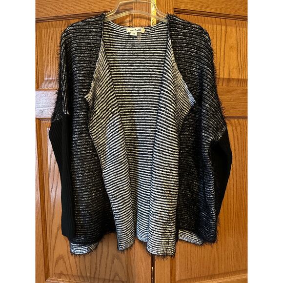 Simply Noelle Fuzzy Moto Cardigan Sweater Size S/M 8-10 - Picture 1 of 9